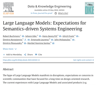 Large Language Models: Expectations for Semantics-driven Systems Engineering